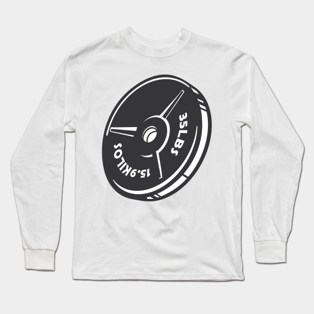 Weight plate weight Long Sleeve T-Shirt by ShirtyLife